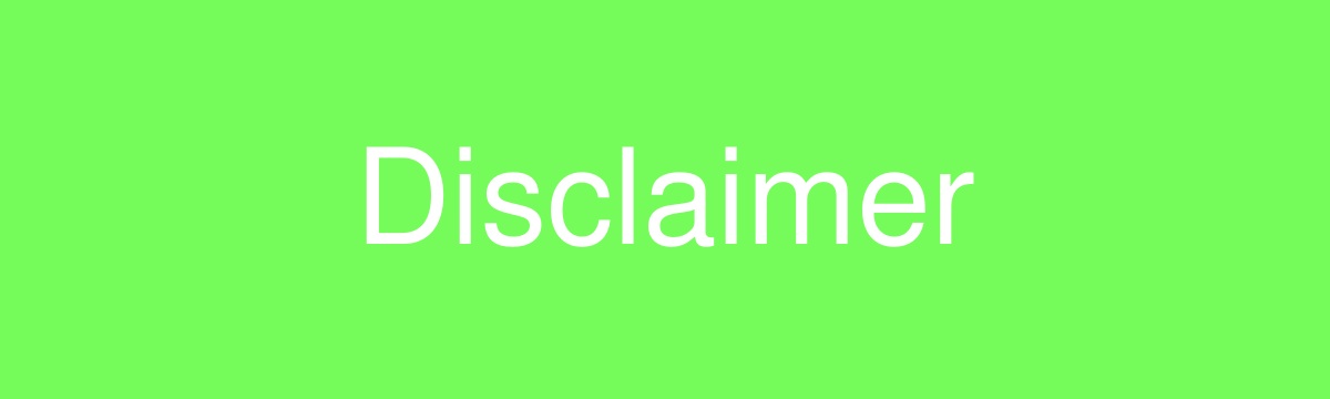 Disclaimer