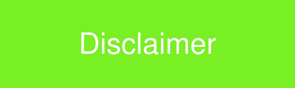 Disclaimer
