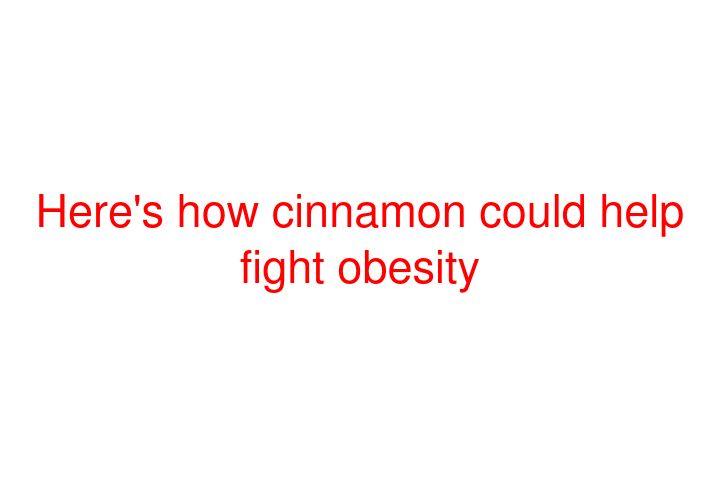 Here's how cinnamon could help fight obesity