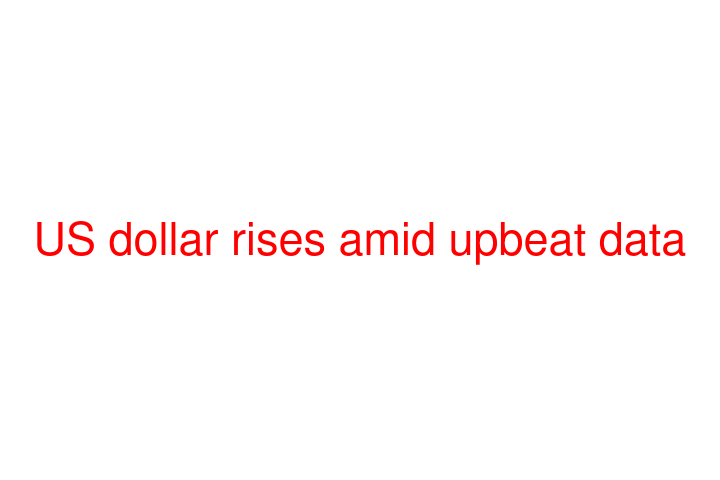 US dollar rises amid upbeat data
