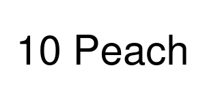 10 Peach