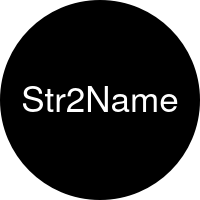 Str2Name logo