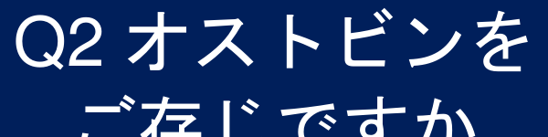 Q2 オストビンをご存じですか