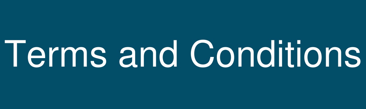 Terms and Conditions