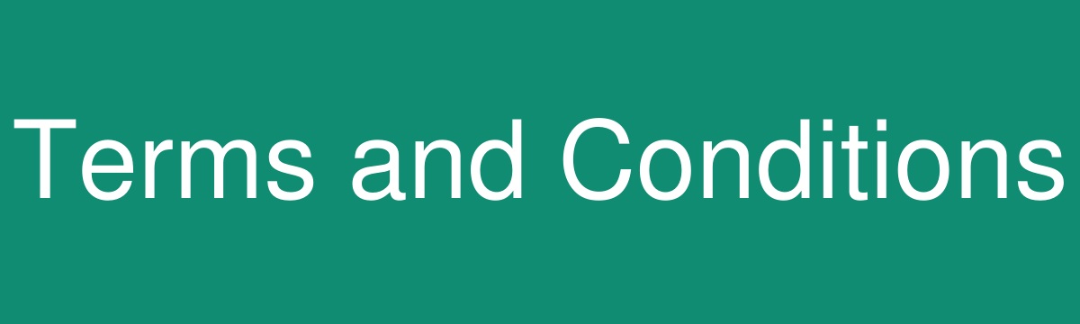 Terms and Conditions
