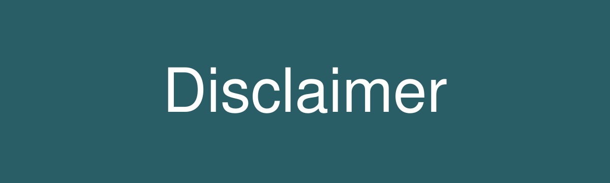Disclaimer