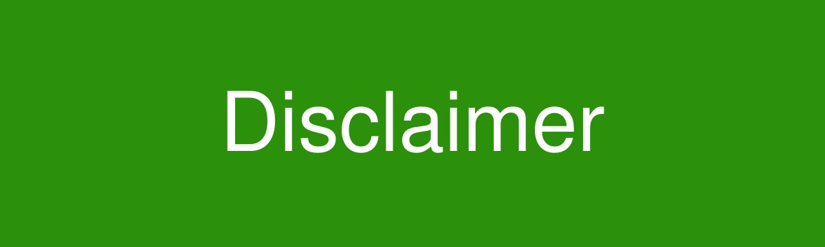 Disclaimer