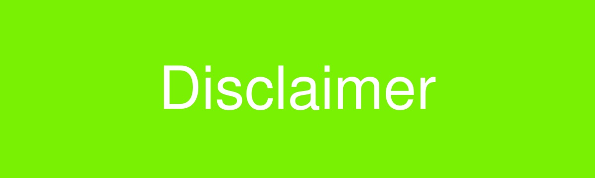 Disclaimer