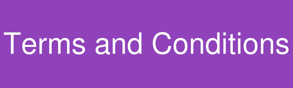 Terms and Conditions