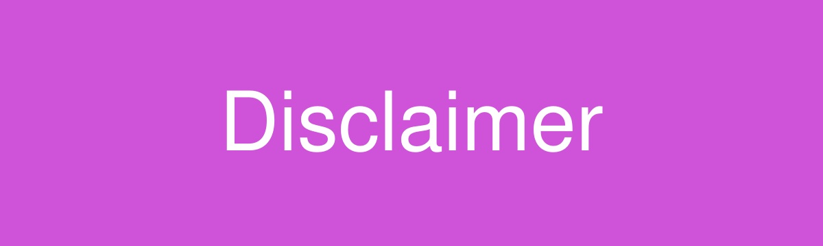 Disclaimer