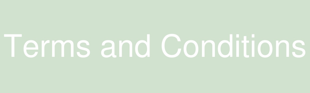 Terms and Conditions