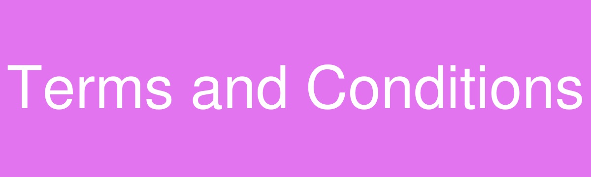 Terms and Conditions