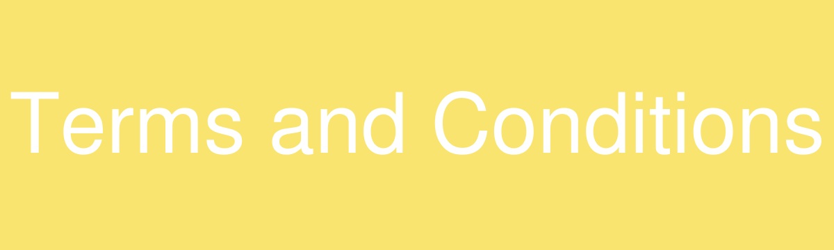 Terms and Conditions