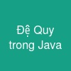 Đệ Quy trong Java