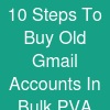 10 Steps To Buy Old Gmail Accounts In Bulk (PVA