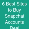 6 Best Sites to Buy Snapchat Accounts (Real