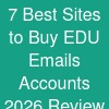 7 Best Sites to Buy EDU Emails Accounts (2026 Review & ...
