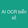 AI OCR biển số