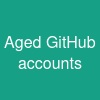 Aged GitHub accounts