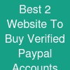 Best 2 Website To Buy Verified Paypal Accounts