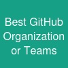 Best GitHub Organization or Teams