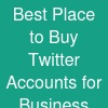 Best Place to Buy Twitter Accounts for Business Growth