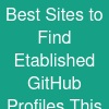 Best Sites to Find Etablished GitHub Profiles This Year