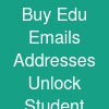 Buy Edu Emails Addresses | Unlock Student Discounts & ...