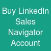 Buy LinkedIn Sales Navigator Account