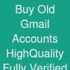 Buy Old Gmail Accounts:* High-Quality & Fully Verified Accounts