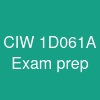 CIW 1D0-61A Exam prep