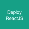 Deploy ReactJS