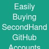 Easily Buying Second-Hand GitHub Accounts