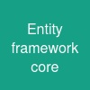 Entity framework core