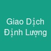 Giao Dịch Định Lượng