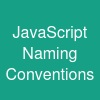 JavaScript Naming Conventions