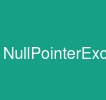 NullPointerException