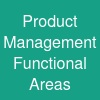 Product Management Functional Areas