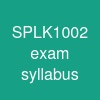SPLK-1002 exam syllabus