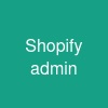 Shopify admin