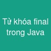 Từ khóa final trong Java