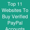 Top 11 Websites To Buy Verified PayPal Accounts due ...