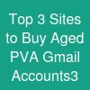 Top 3  Sites to Buy Aged PVA Gmail Accounts3
