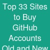 Top 3.3 Sites to Buy GitHub Accounts Old and New in 2026