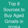 Top 8 Sources to Buy Aged Gmails in 20264
