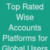 Top Rated Wise Accounts Platforms for Global Users