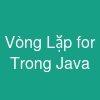 Vòng Lặp for Trong Java