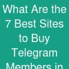 What Are the 7 Best Sites to Buy Telegram Members in 2026?