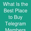 What Is the Best Place to Buy Telegram Members Fast in 2026?