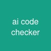 ai code checker
